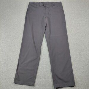 Tasc Pants Mens 35 Purplish Gray 30in Inseam Bamboo Viscose Chino